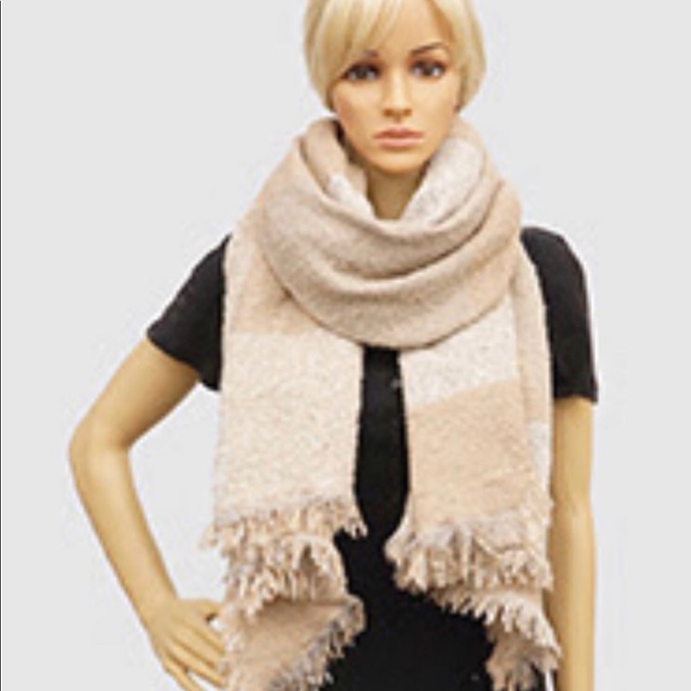 New Burgundy/Navy “Blanket” scarf
